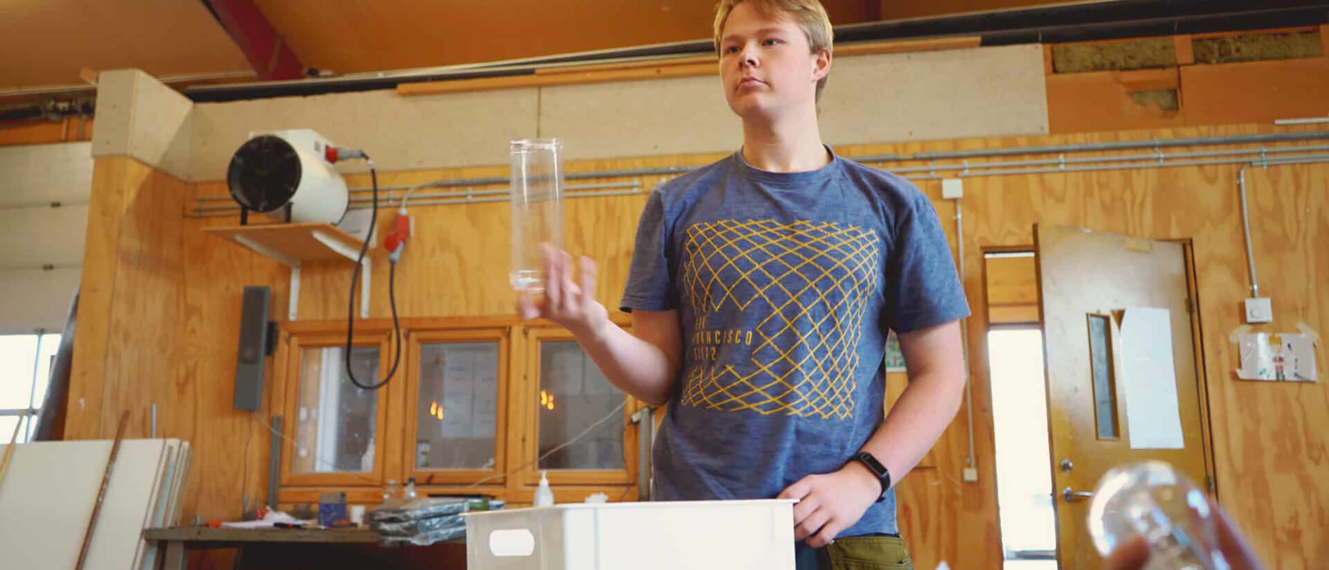 Elev Casper Enggaard Pedersen-erhvervsskolen-U/NORD-Hillerød