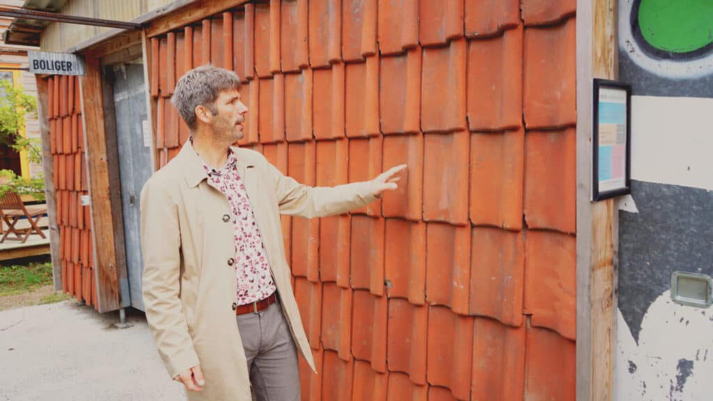 Teglfacade i bydelenMusicon