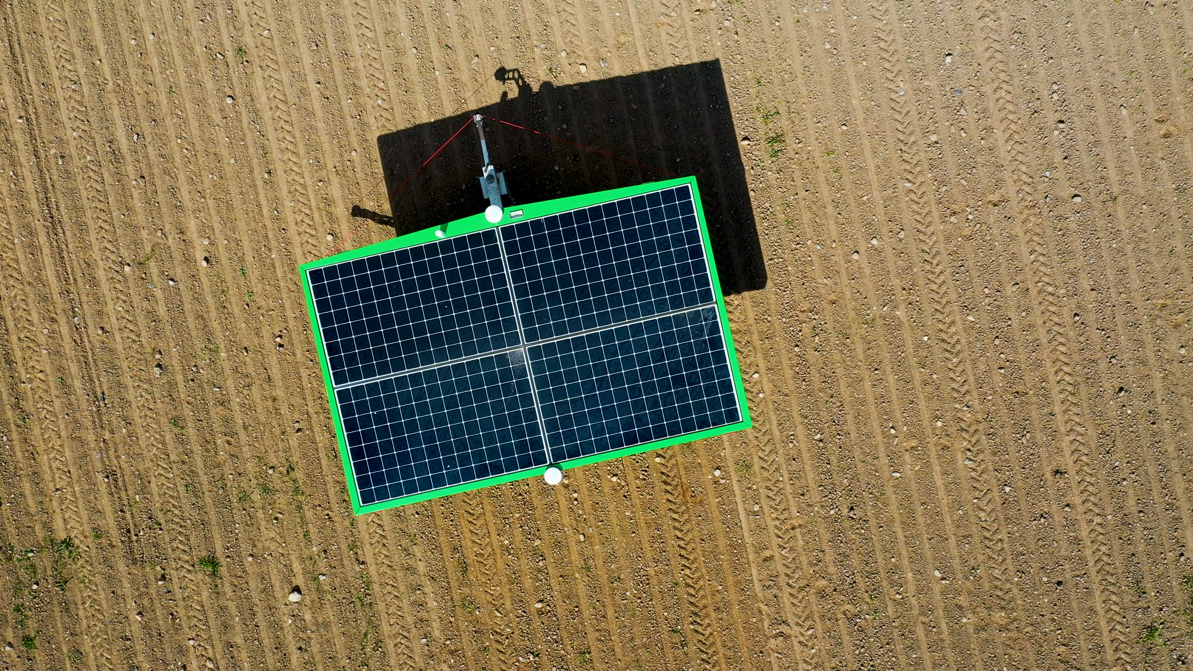 Autonomous solar-powered FarmDroid robot operating in a no-till agricultural field with minimal soil disturbance